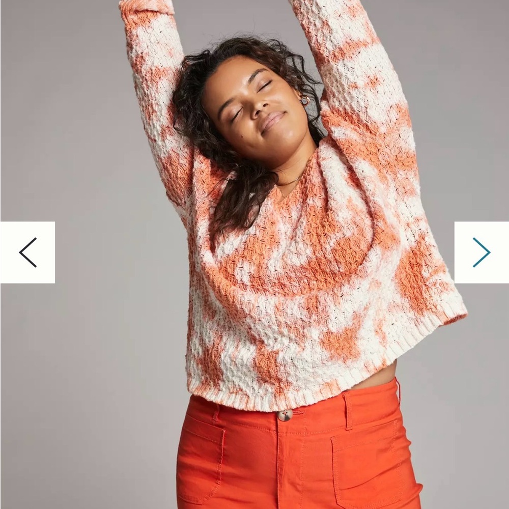 Anthropologie Pilcro Christian V-Neck Sweater (XL)